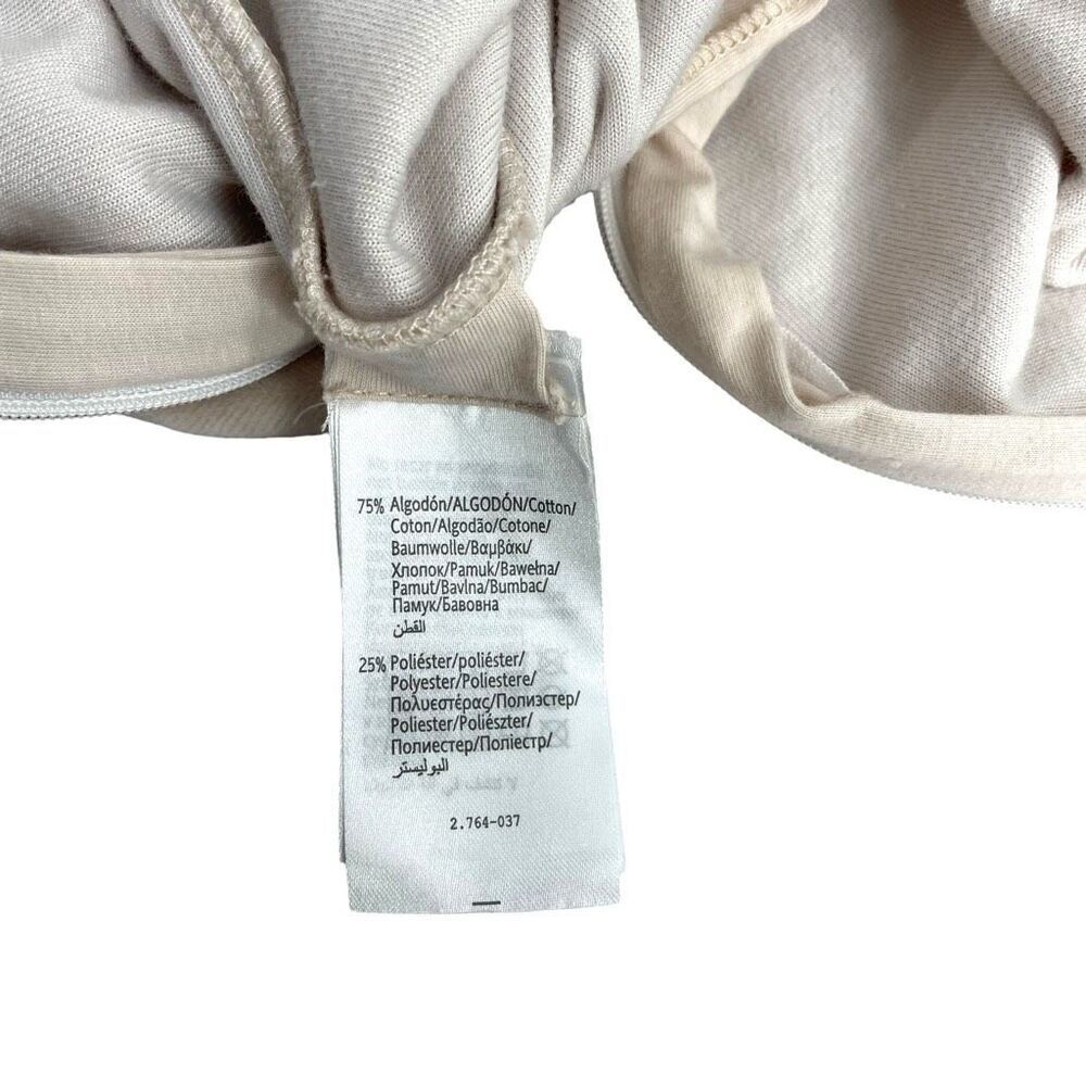 Mayoral velvet‎ footie pajama bodysuit Size 6-9M neutral beige sheep - Picture 8 of 10